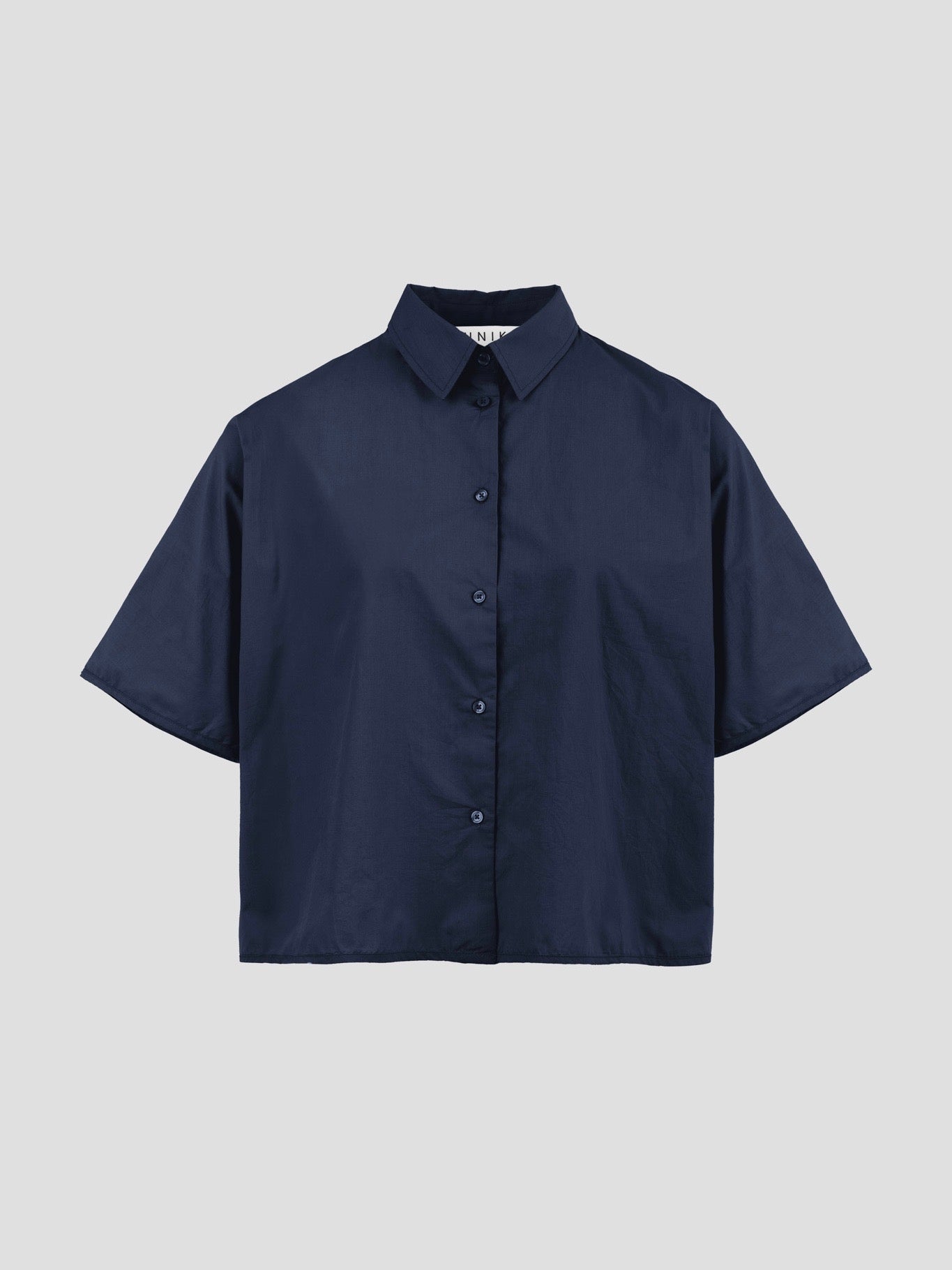 OCEAN POPLIN SS SHIRT DARK NAVY