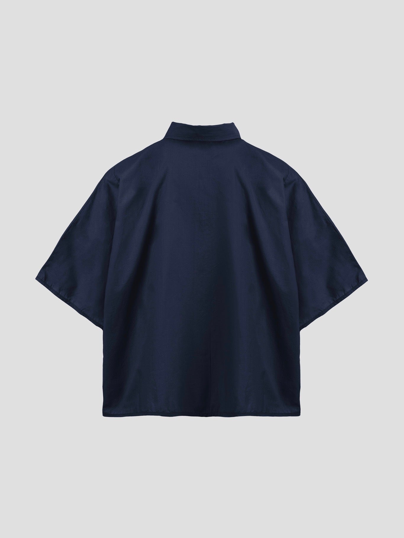 OCEAN POPLIN SS SHIRT DARK NAVY