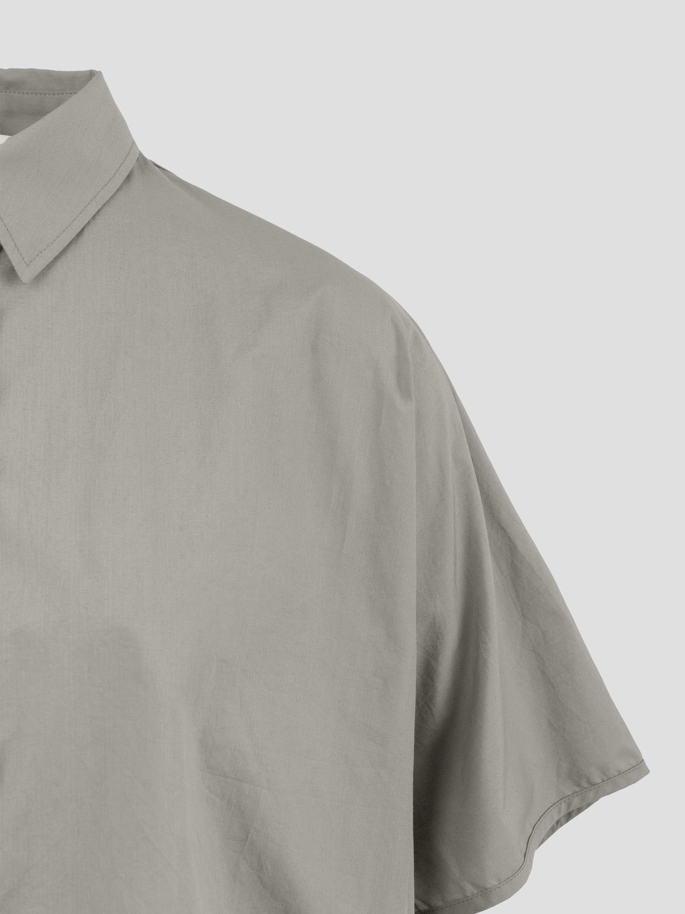 OCEAN POPLIN SS SHIRT FLINT GREY