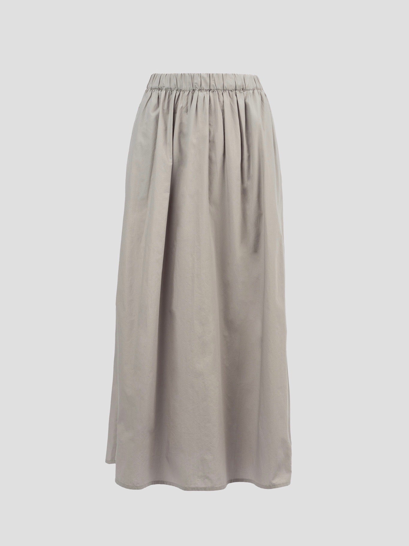 OCEAN POPLIN SKIRT FLINT GREY