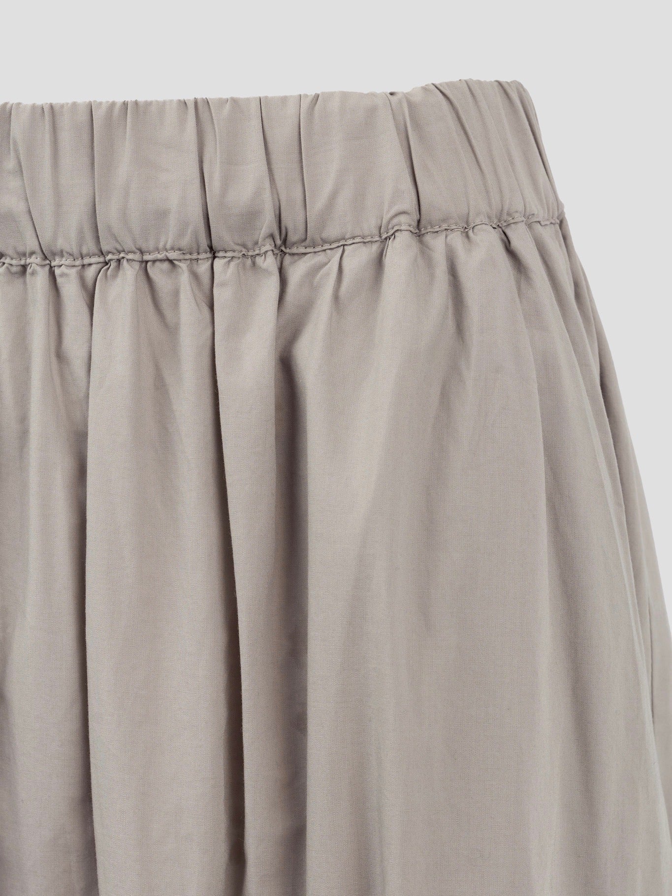 OCEAN POPLIN SKIRT FLINT GREY