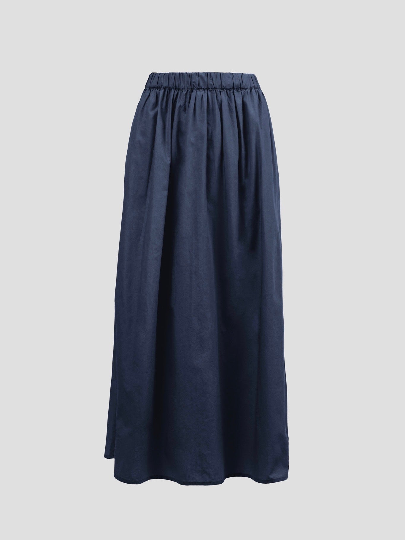 OCEAN POPLIN SKIRT DARK NAVY