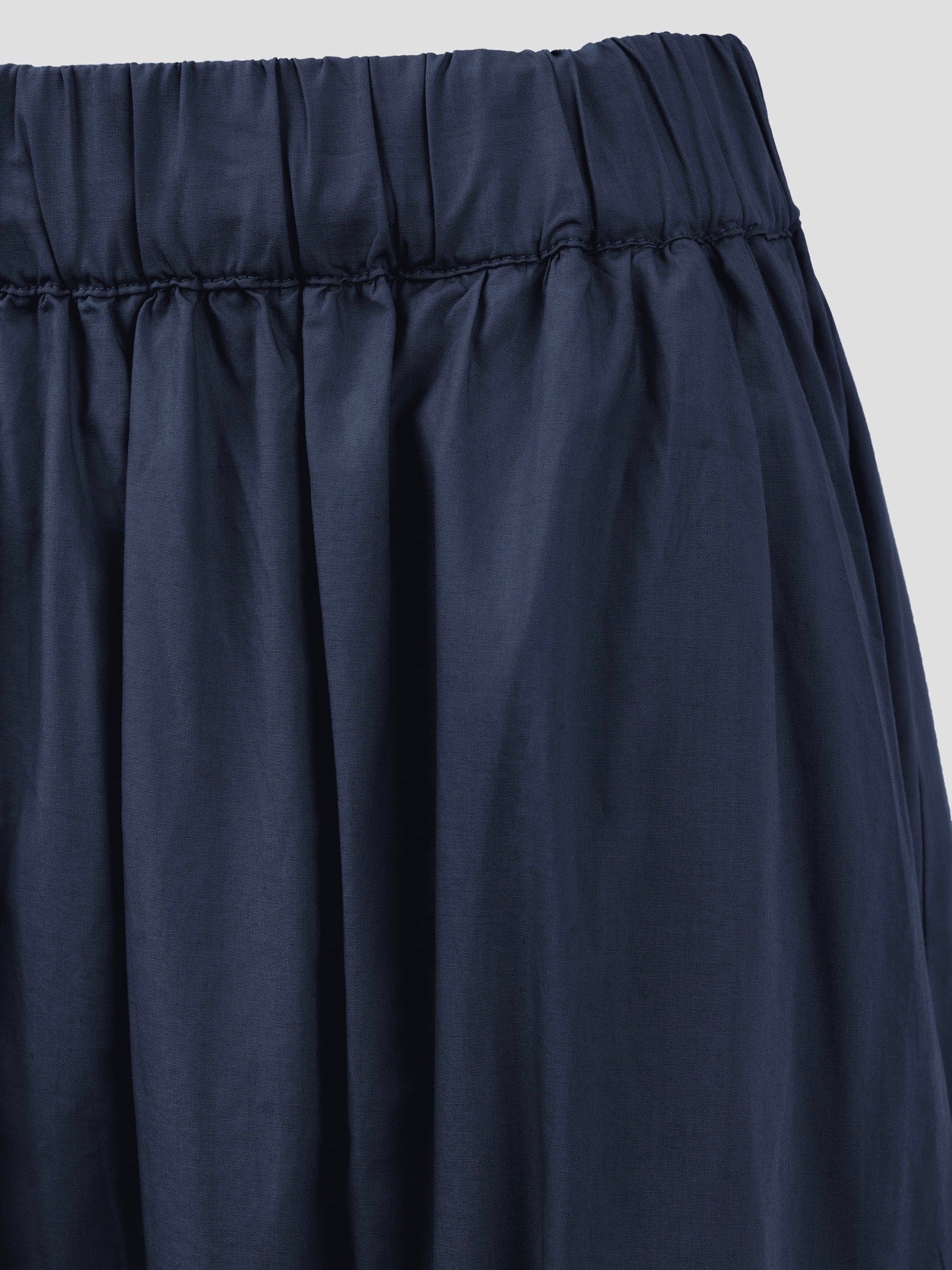 OCEAN POPLIN SKIRT DARK NAVY