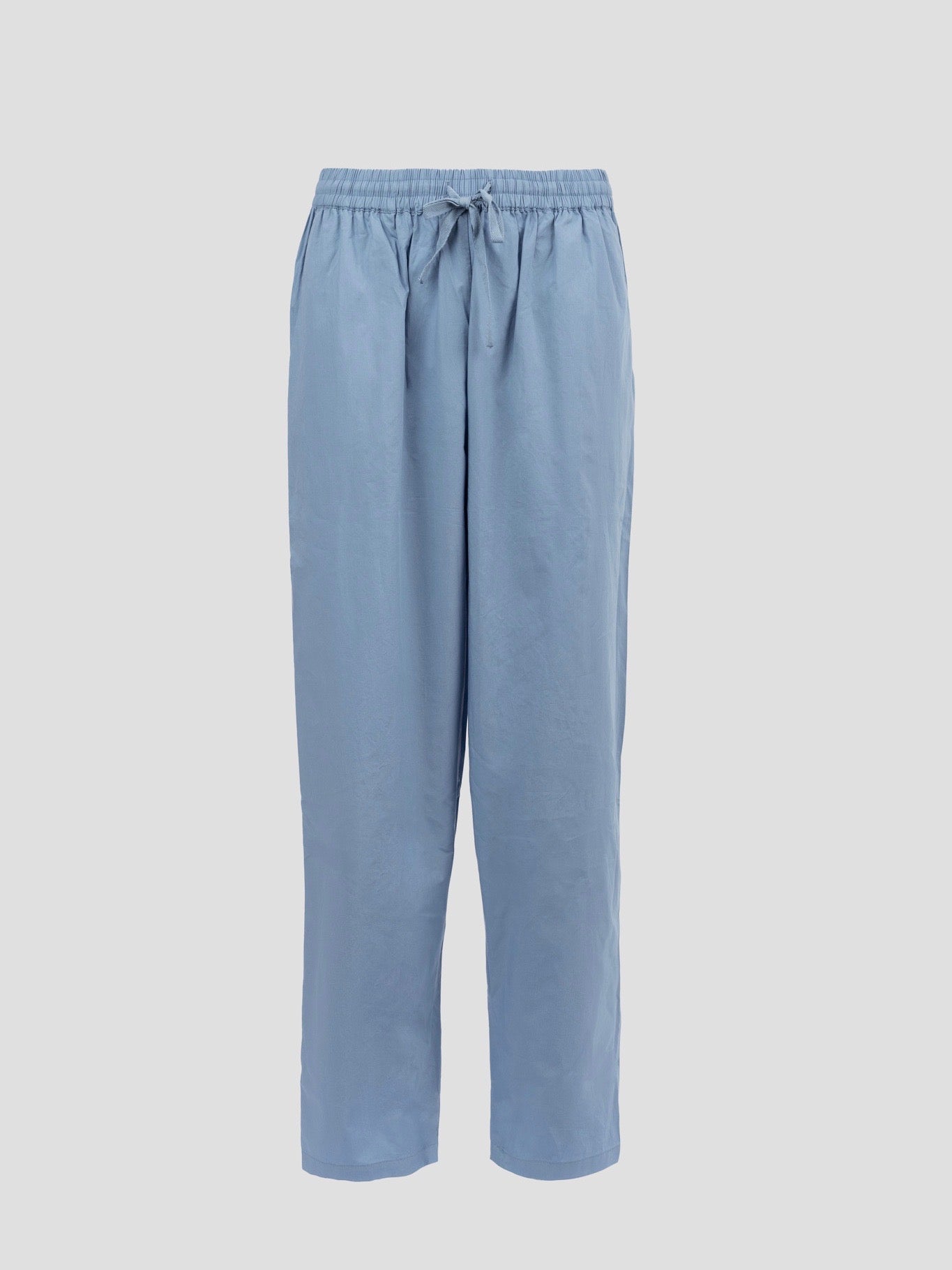 OCEAN POPLIN PANT FADED DENIM BLUE