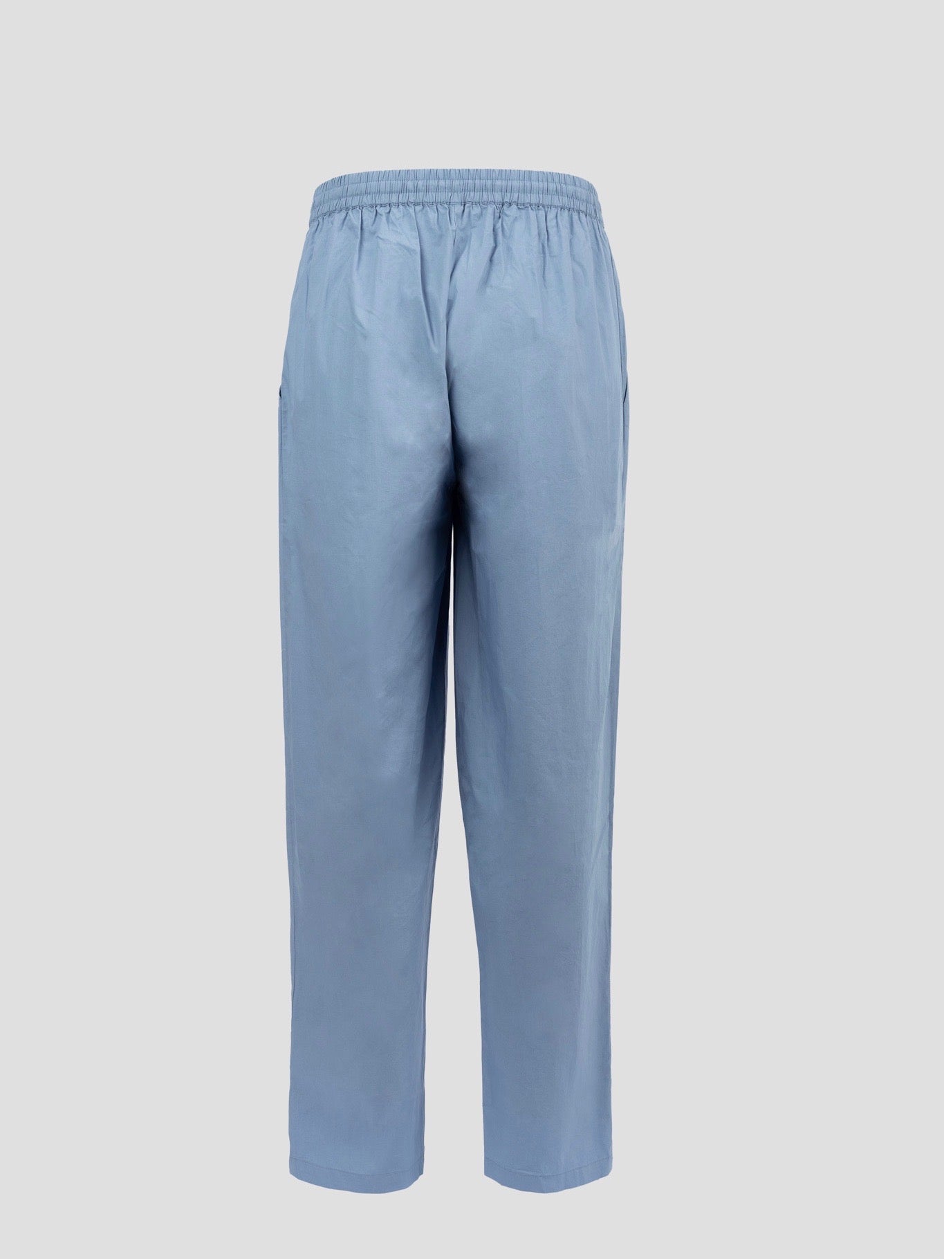 OCEAN POPLIN PANT FADED DENIM BLUE