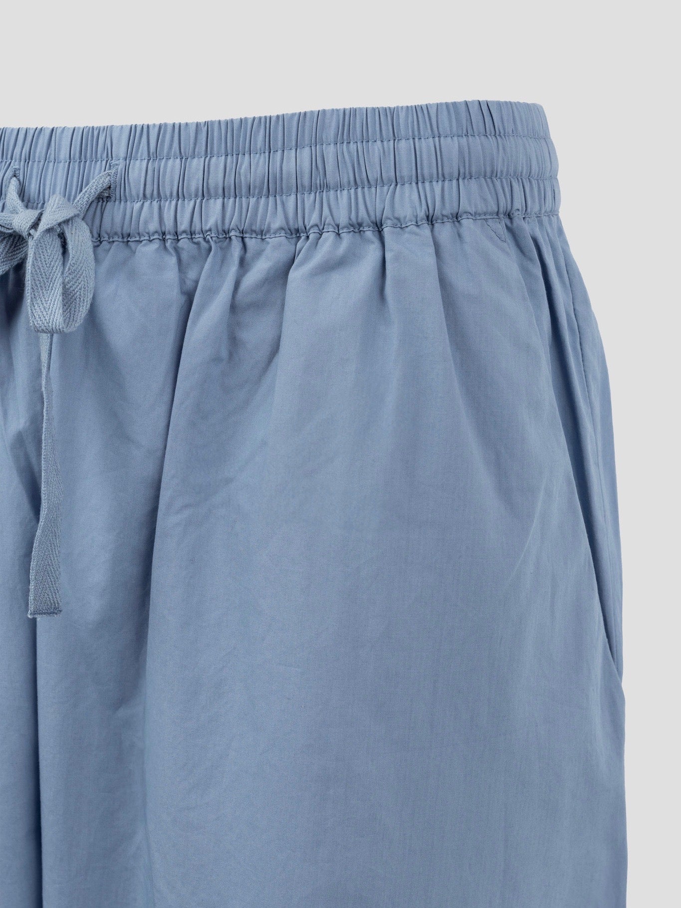 OCEAN POPLIN PANT FADED DENIM BLUE