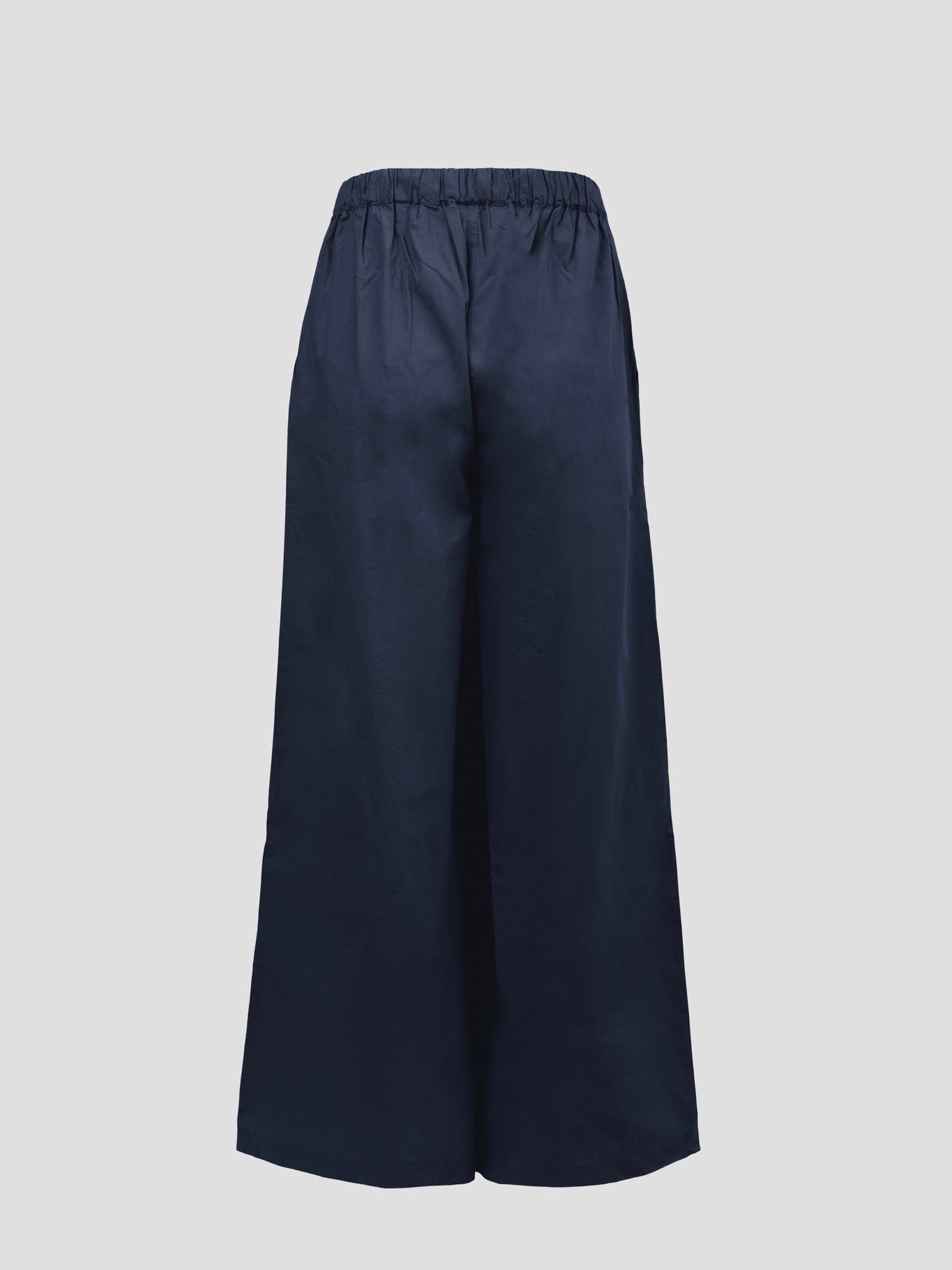 OCEAN POPLIN WIDE PANT DARK NAVY