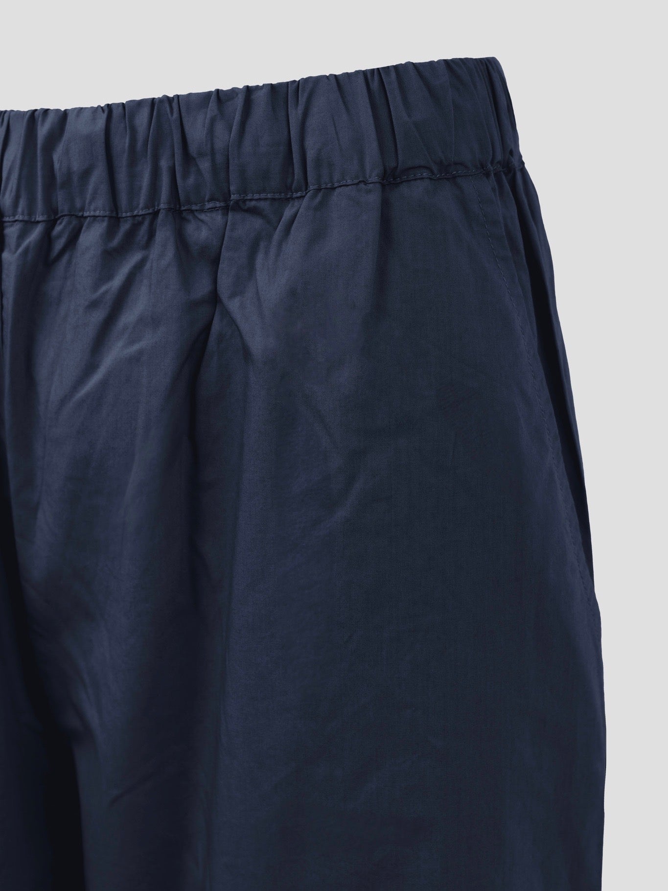 OCEAN POPLIN WIDE PANT DARK NAVY