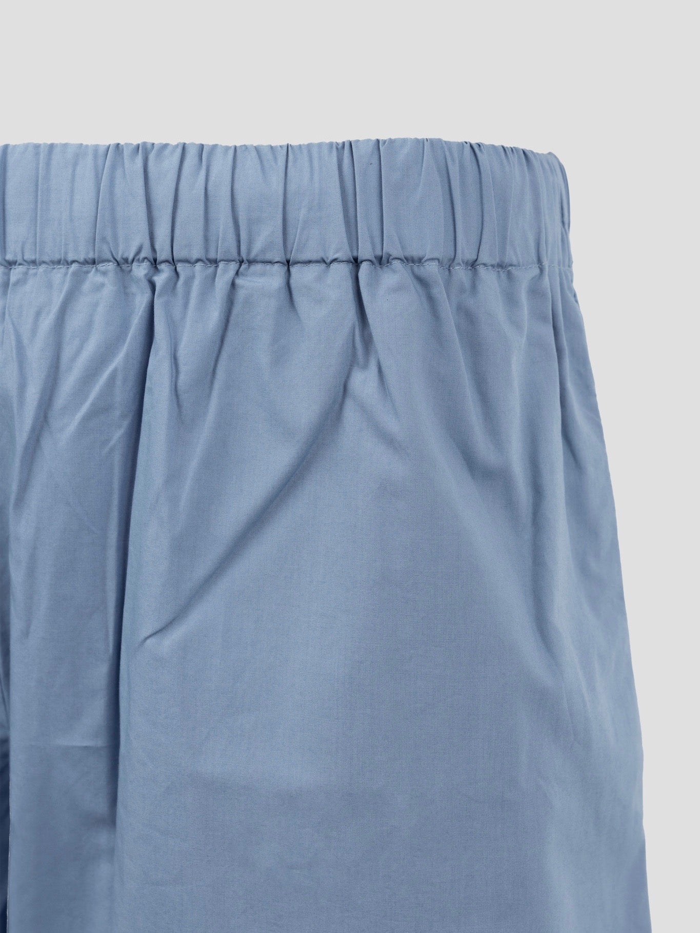 OCEAN POPLIN SHORTS FADED DENIM BLUE