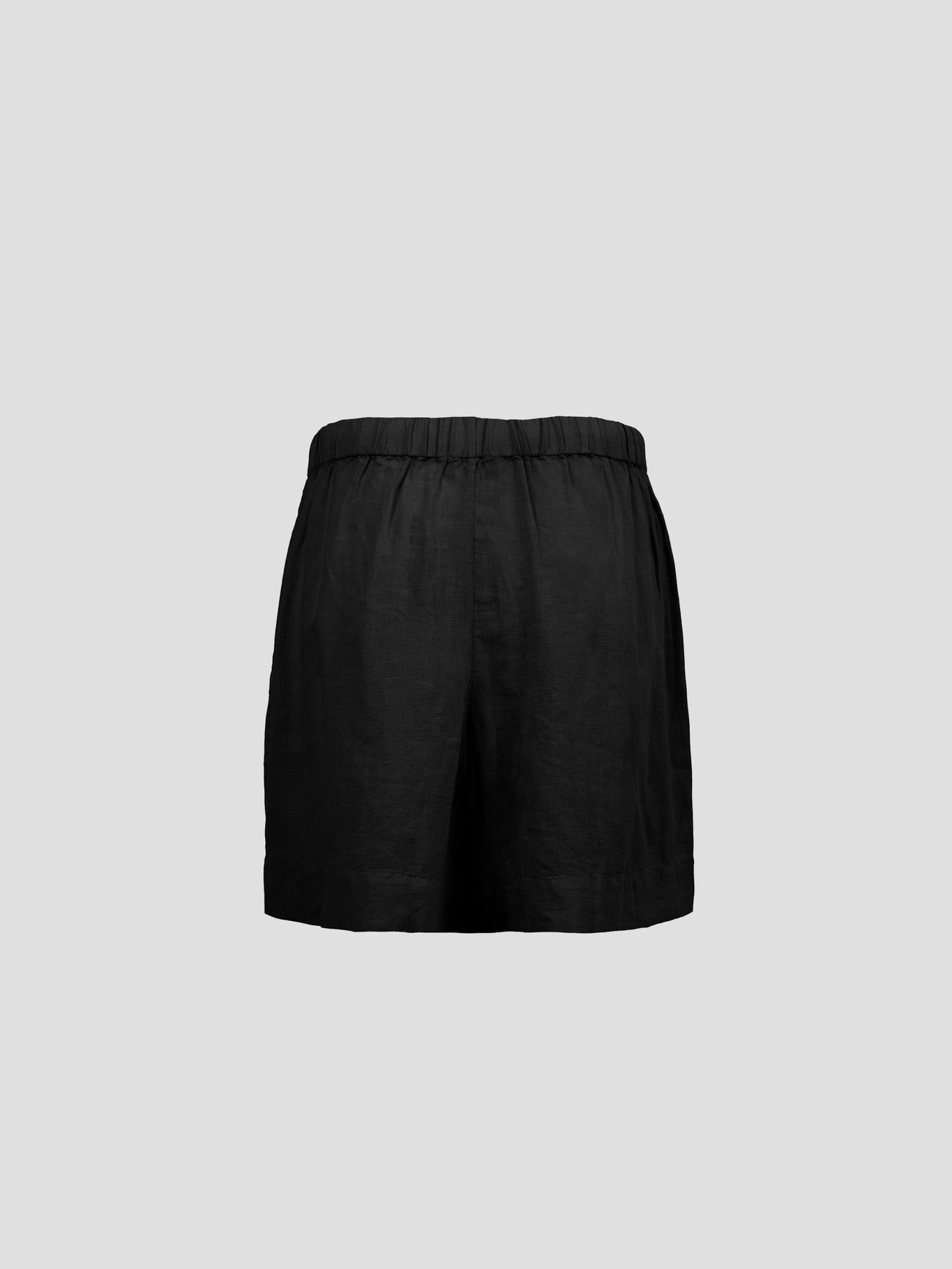 VEGA LINEN SHORTS BLACK