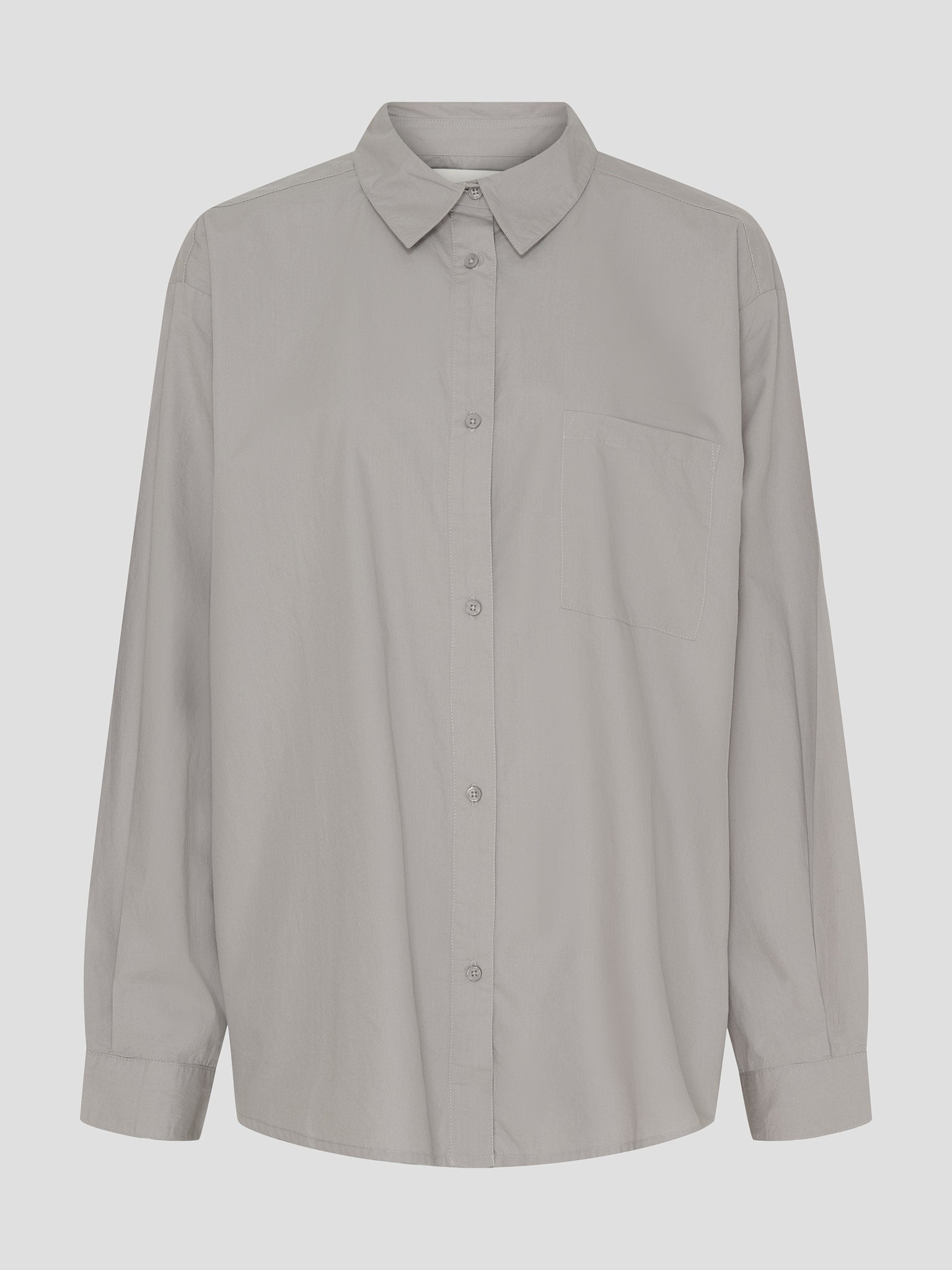 OCEAN POPLIN SHIRT FLINT GREY