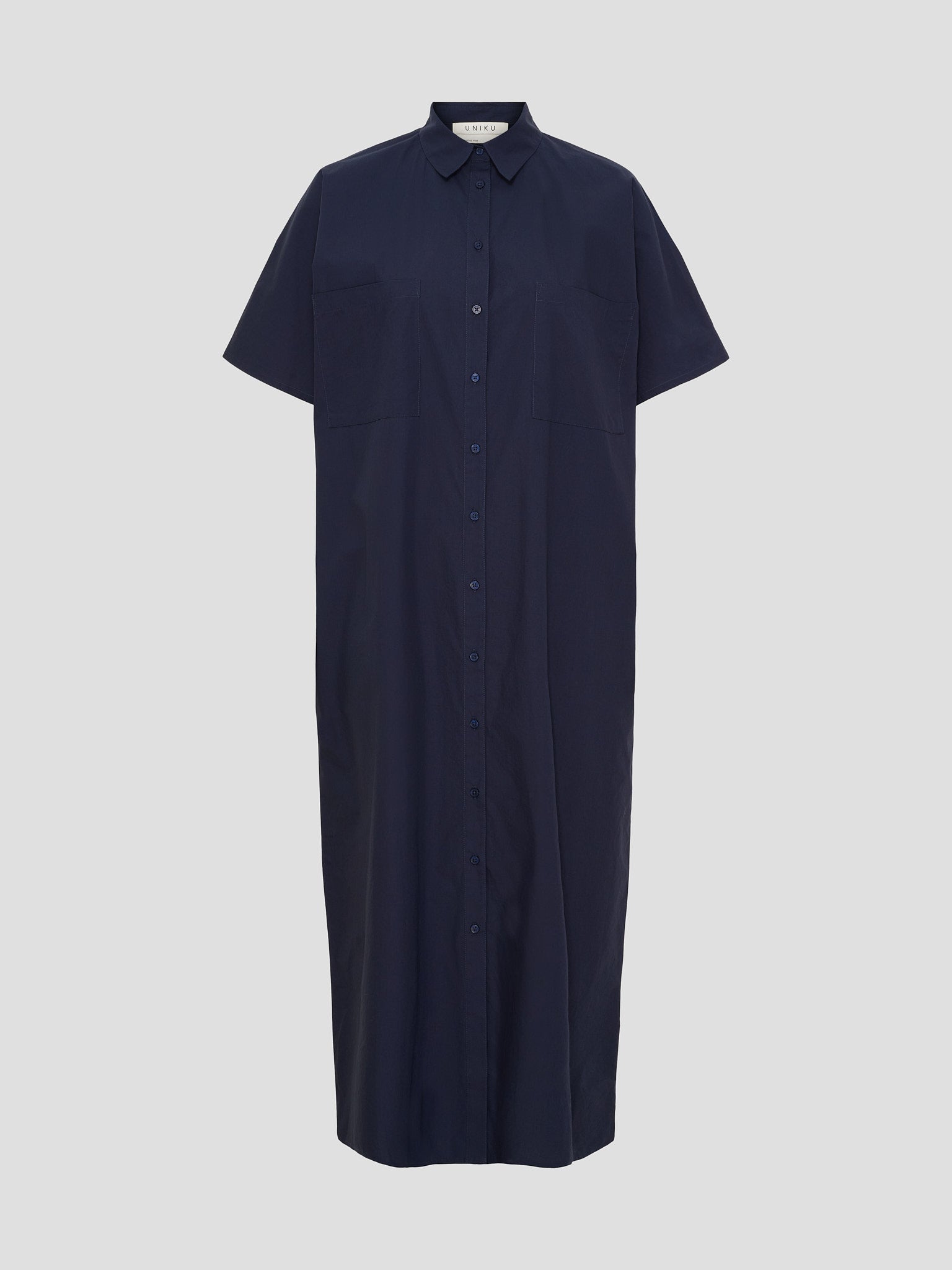 OCEAN SS SHIRT DRESS DK NAVY