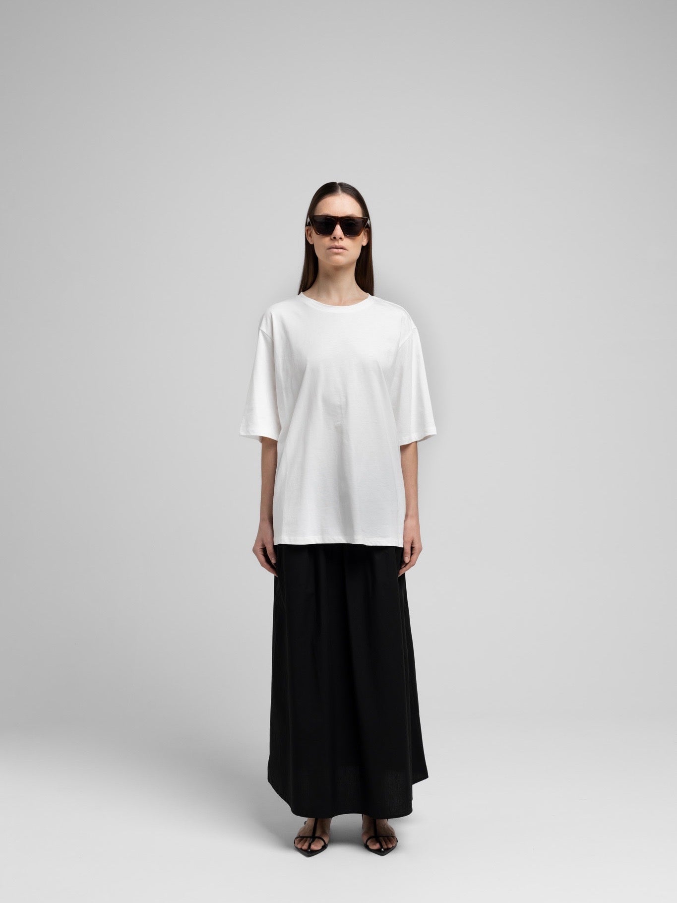 CARO OVERSIZED TEE OPT. WHITE