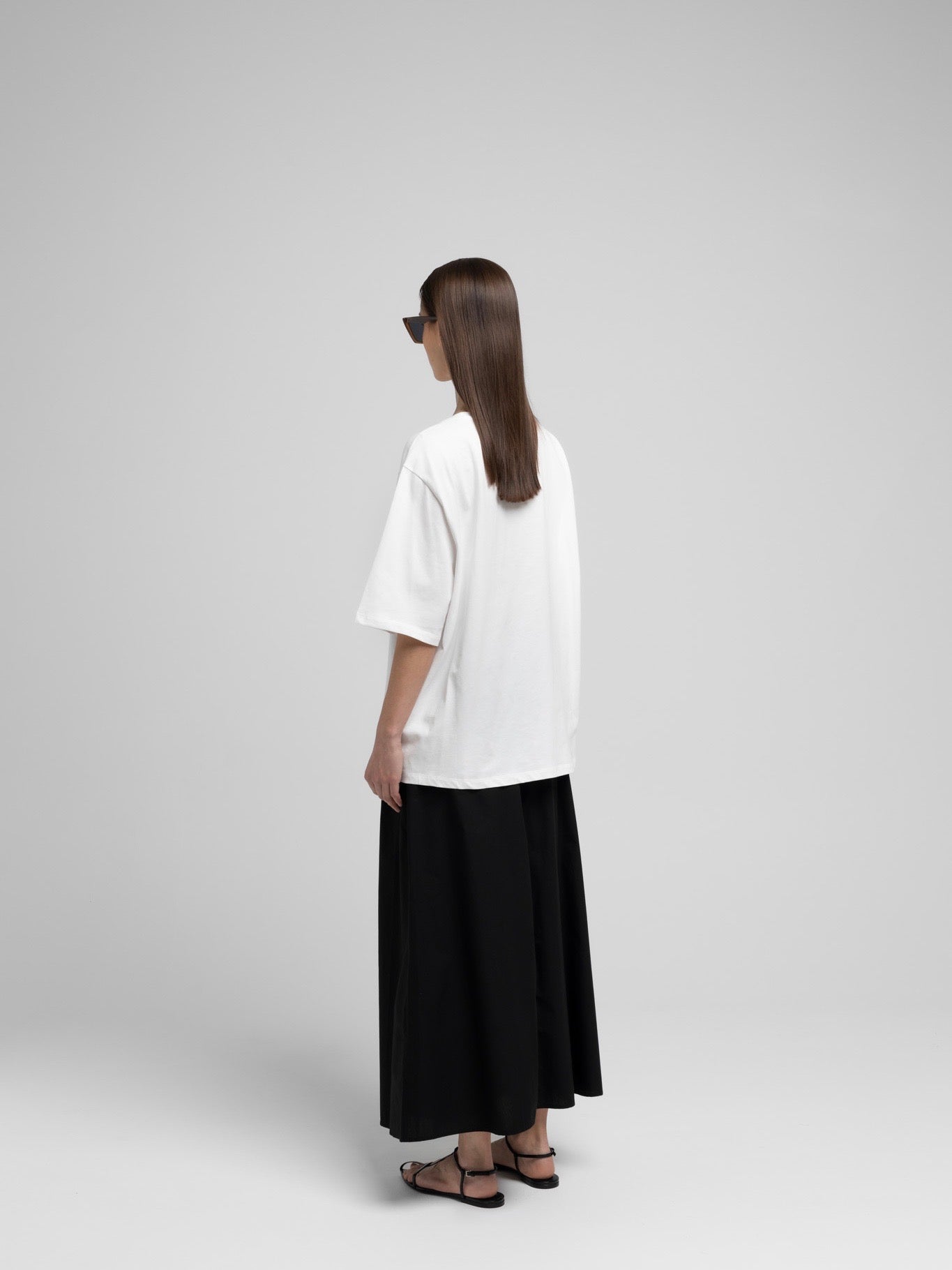 CARO OVERSIZED TEE OPT. WHITE