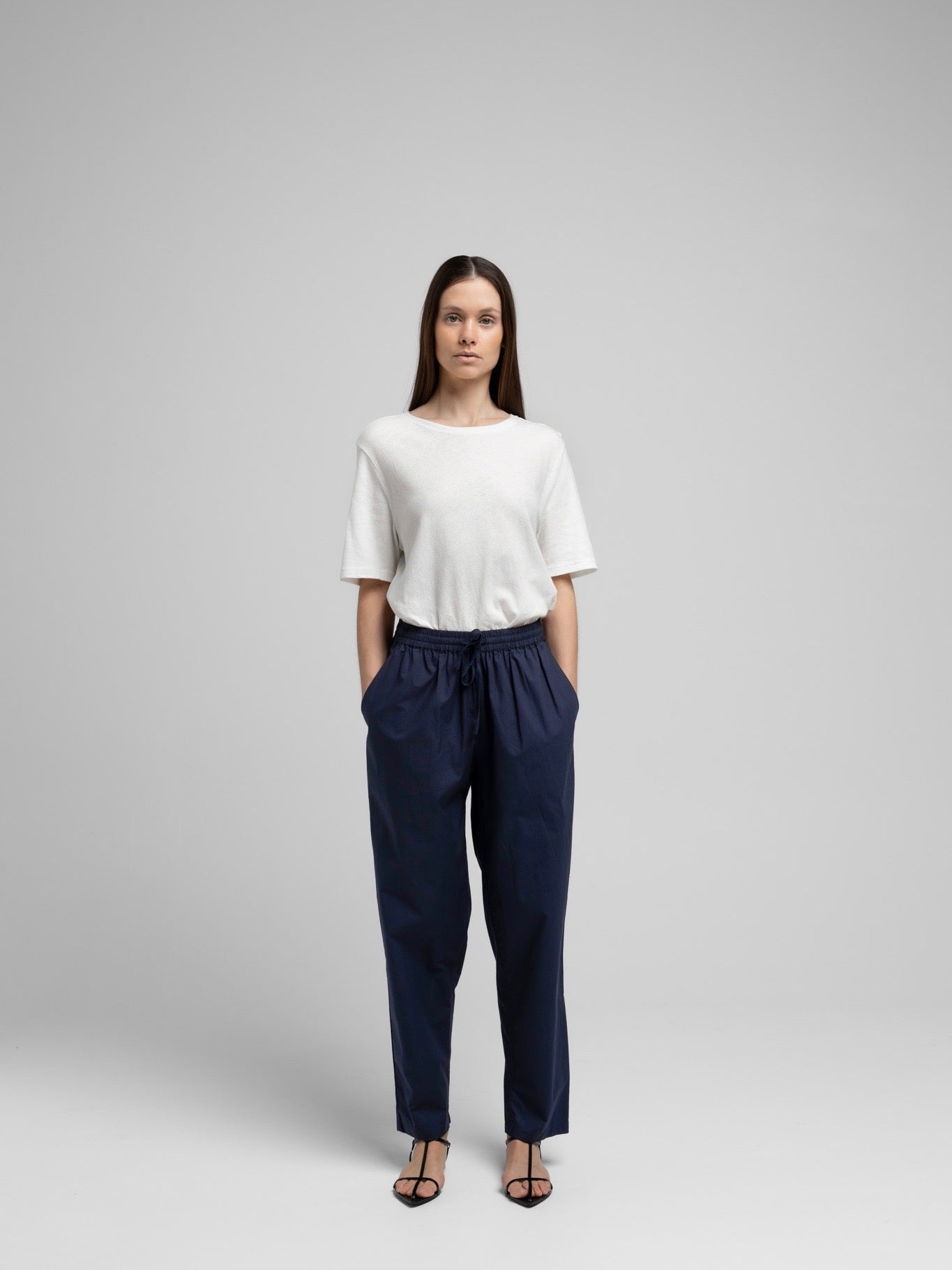 OCEAN POPLIN PANT DARK NAVY