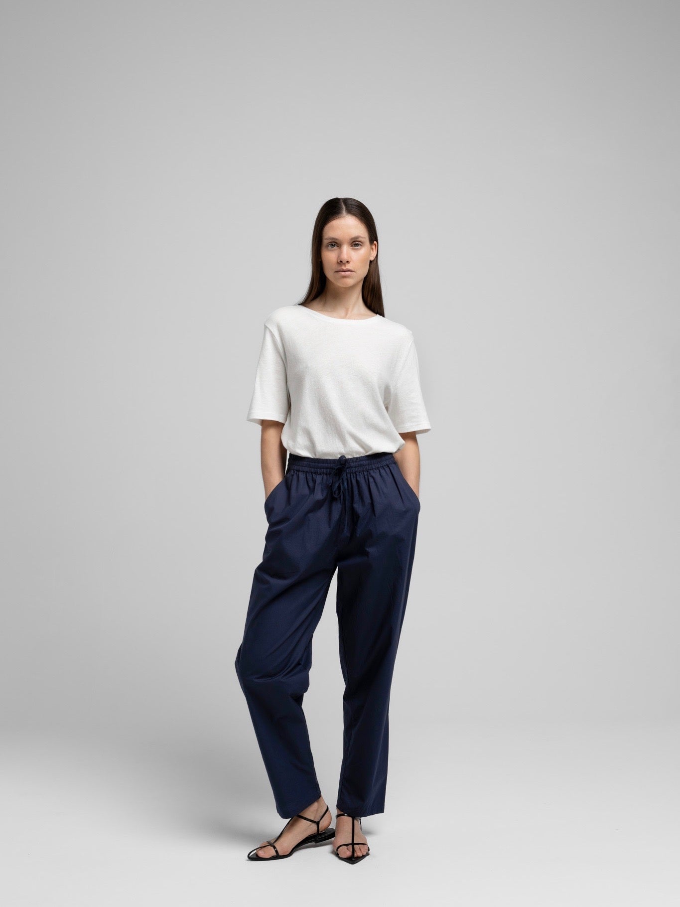 OCEAN POPLIN PANT DARK NAVY