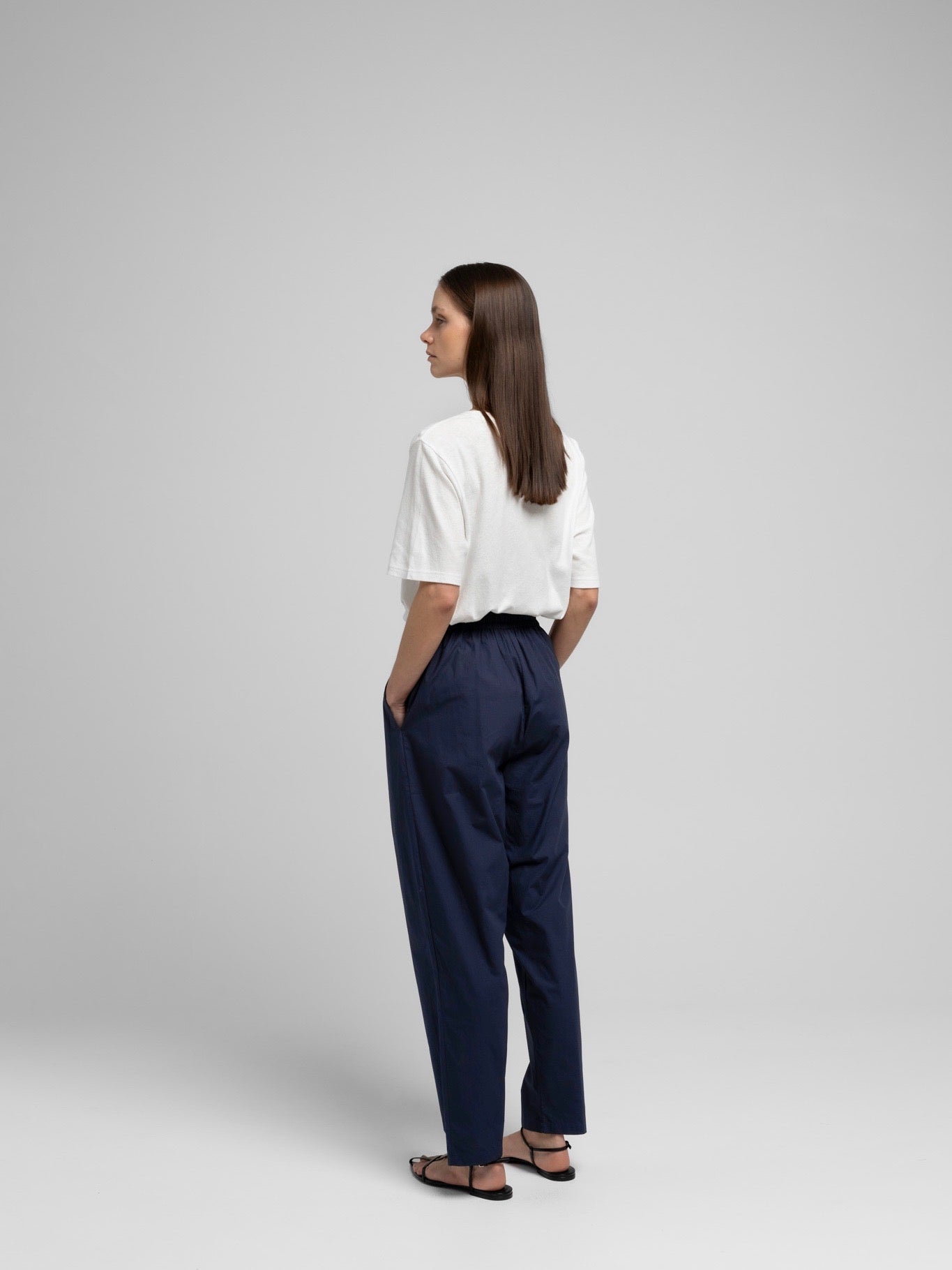 OCEAN POPLIN PANT DARK NAVY