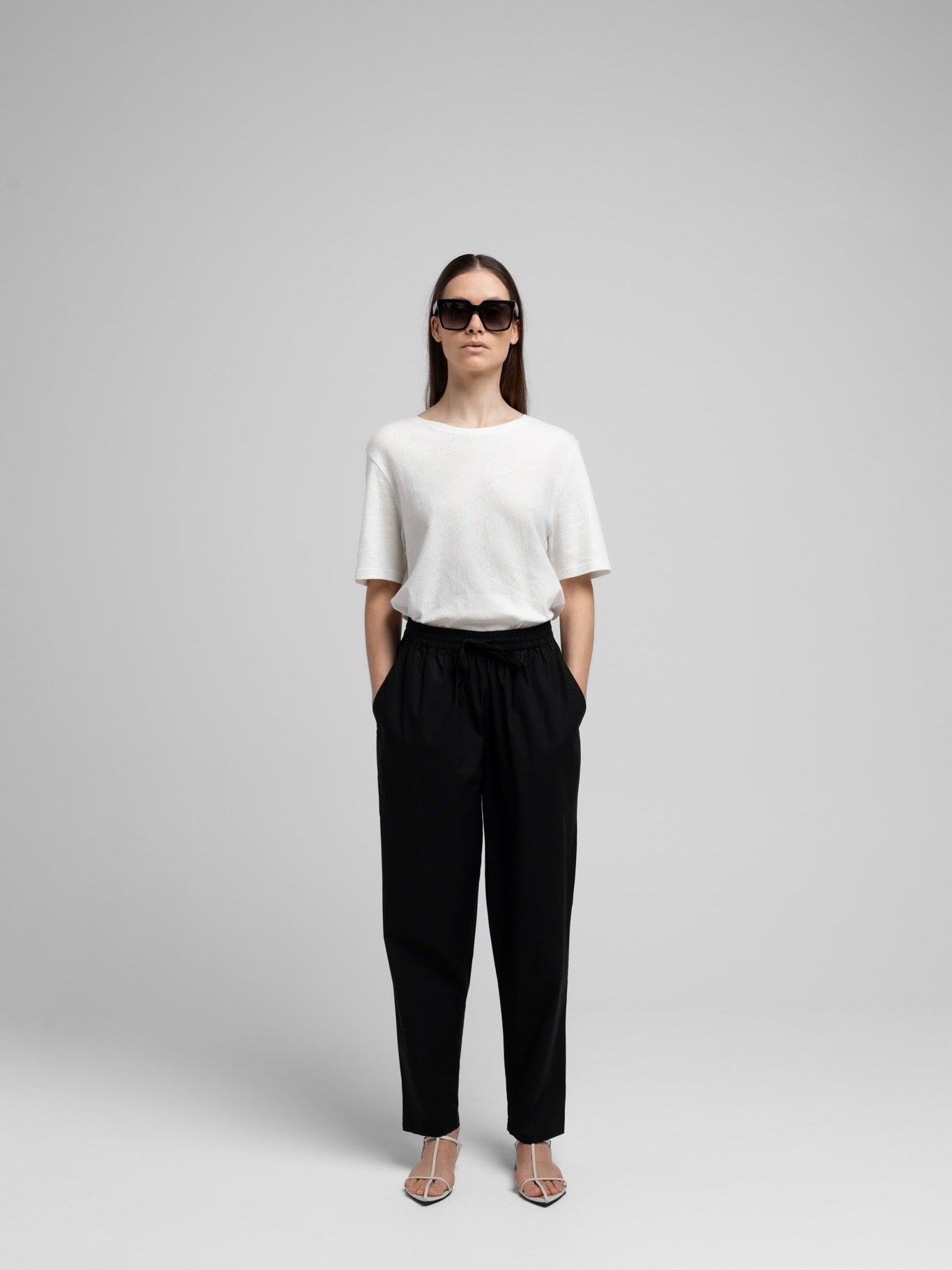 OCEAN POPLIN PANT BLACK