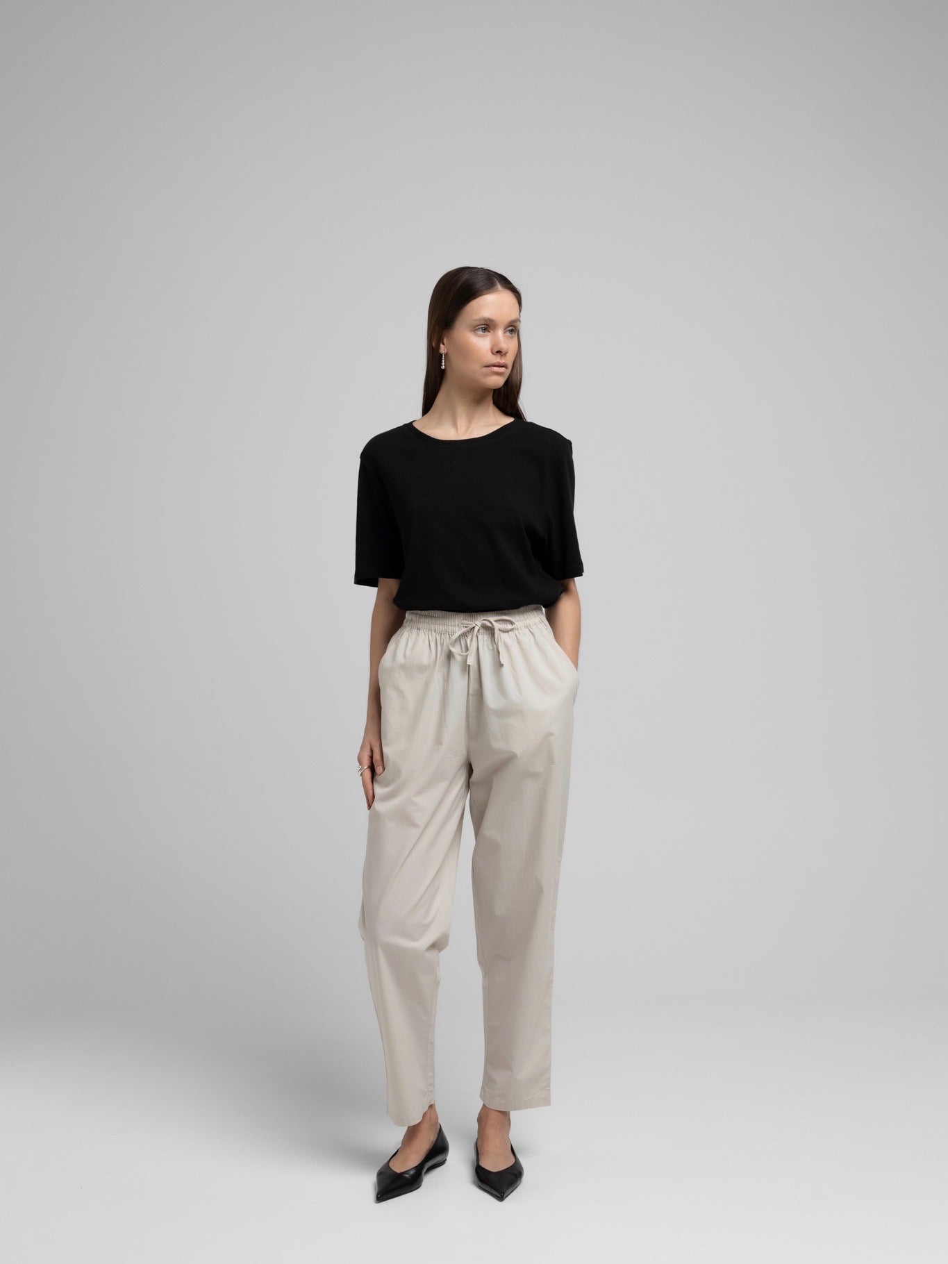 OCEAN POPLIN PANT GREY