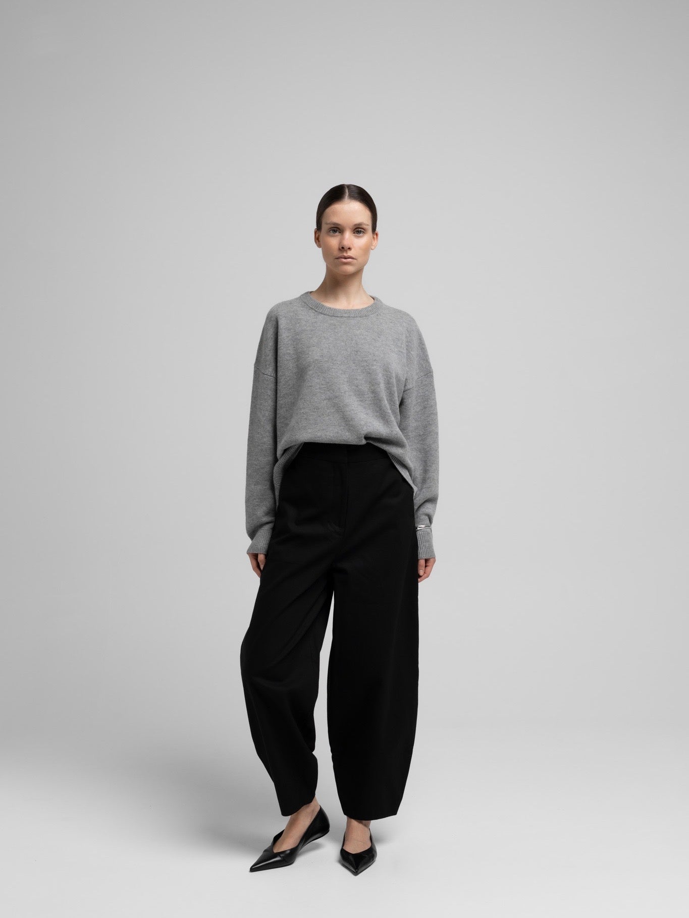 VIGGA JUMPER LT GREY MEL