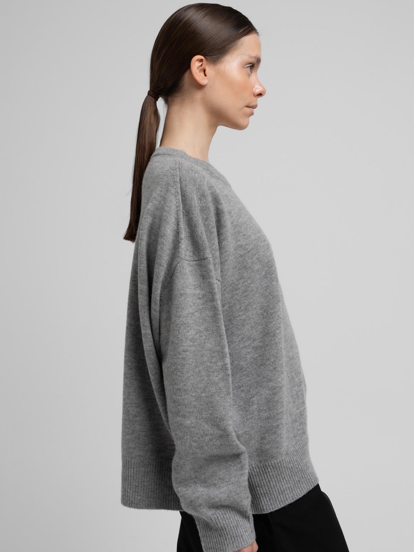 VIGGA JUMPER LT GREY MEL