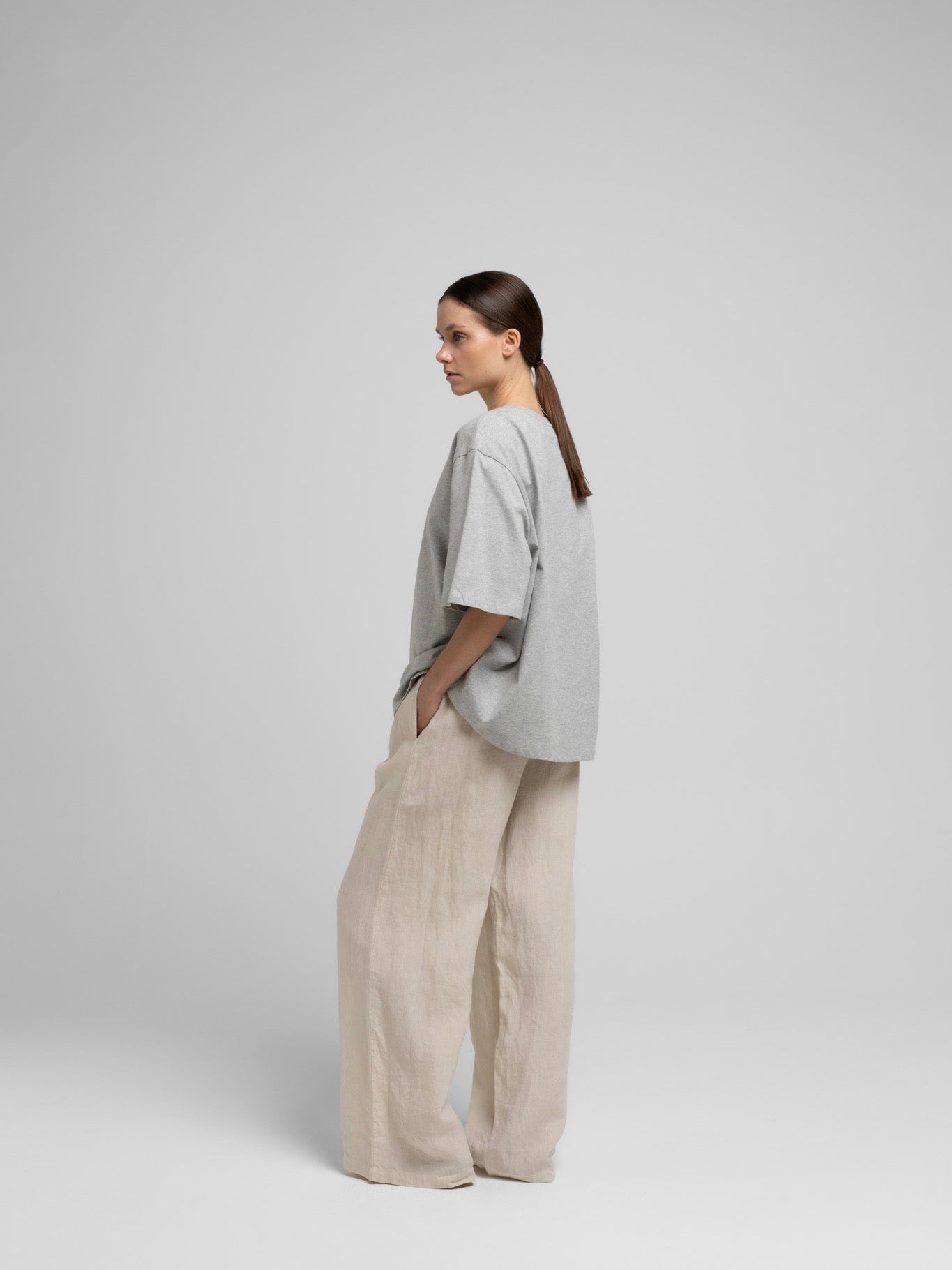 VEGA LINEN PANT NATURE