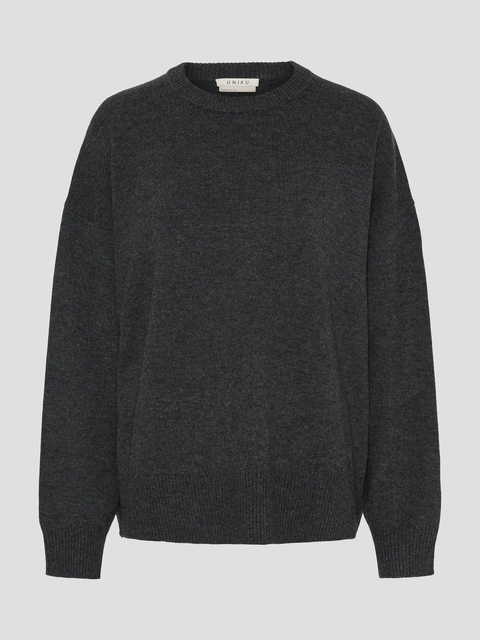 VIGGA JUMPER DK GREY MEL