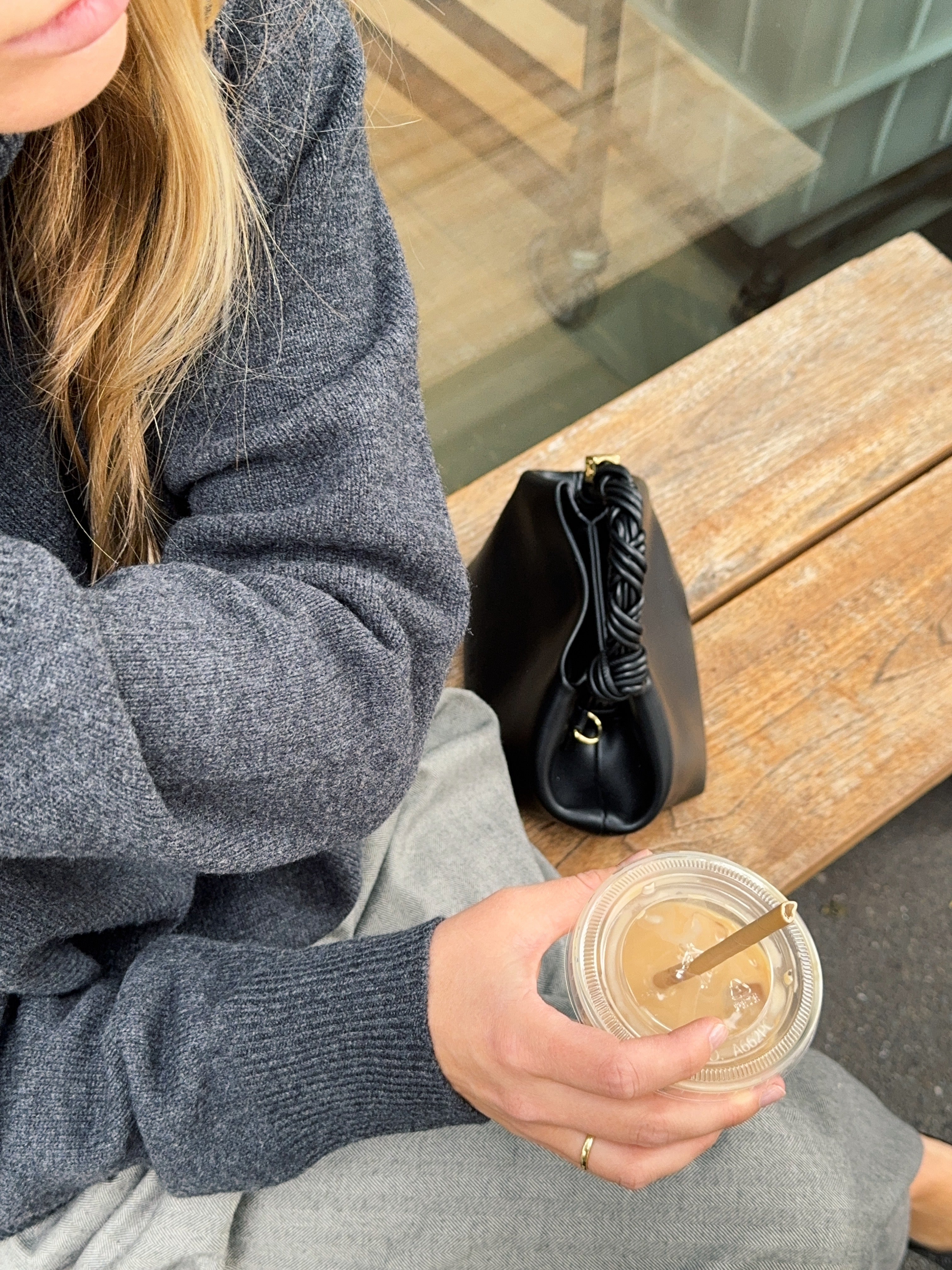 VIGGA ROLLNECK DK GREY MEL