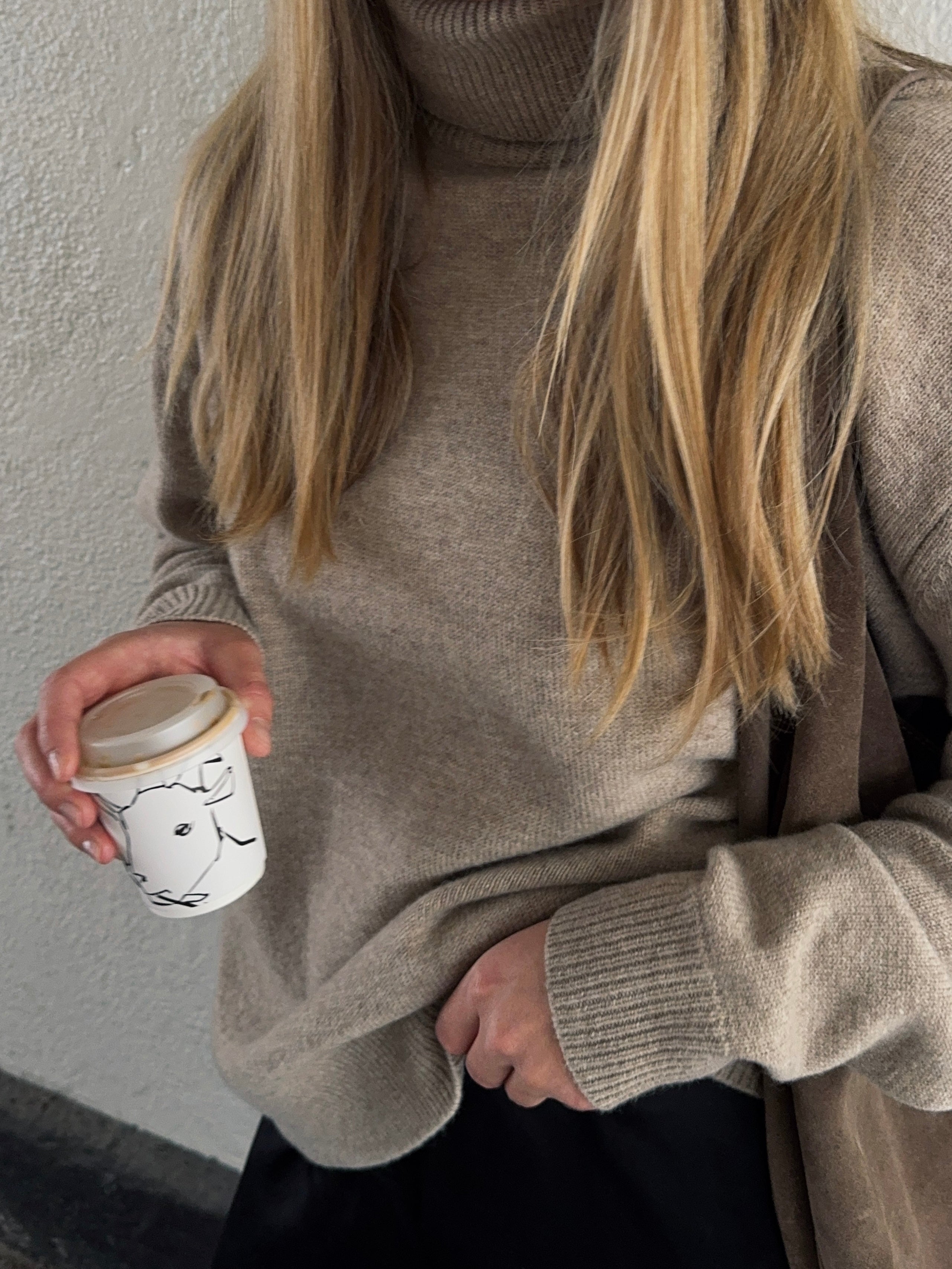 VIGGA ROLLNECK OAT MELANGE