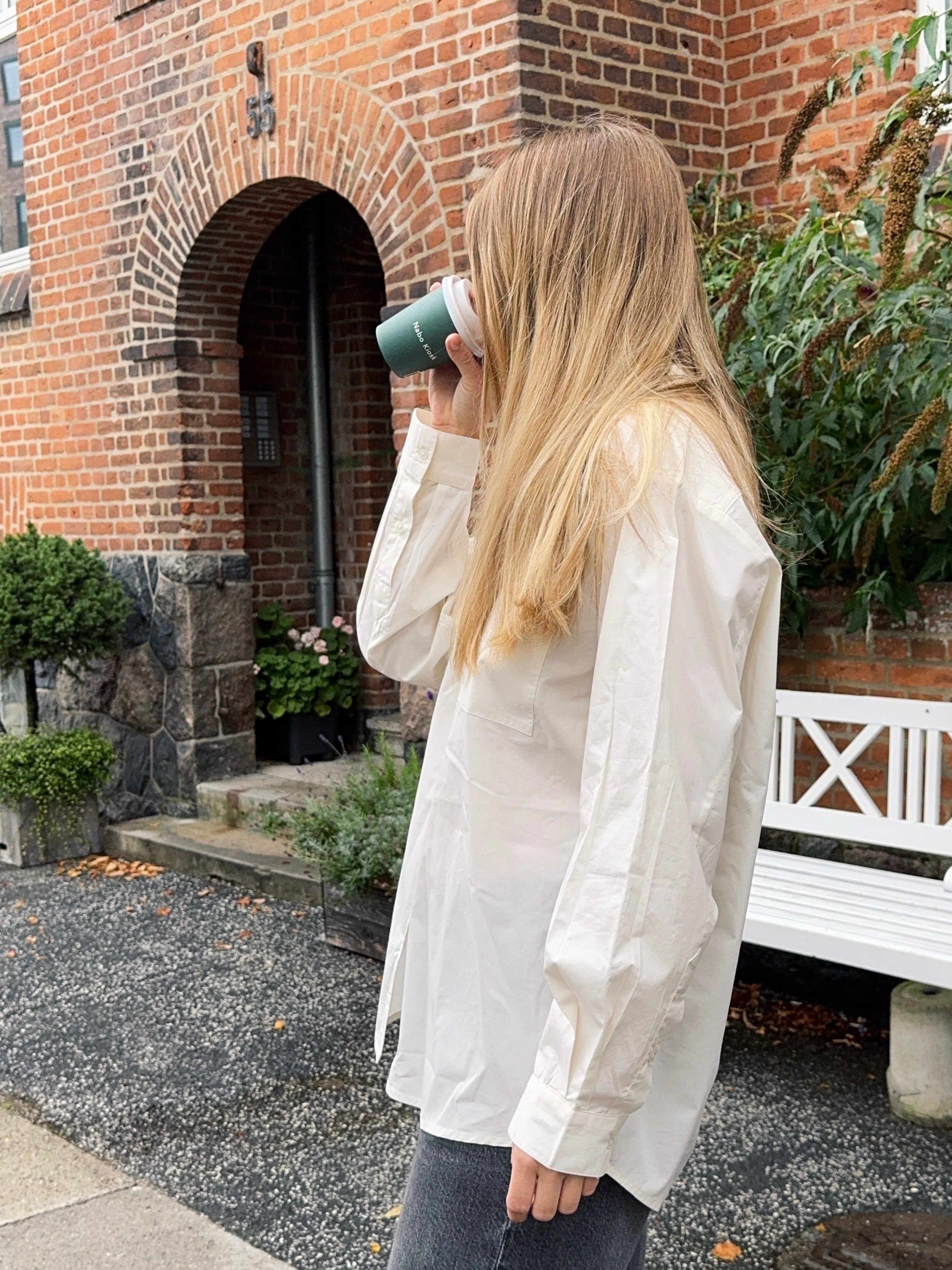 OCEAN POPLIN SHIRT ECRU