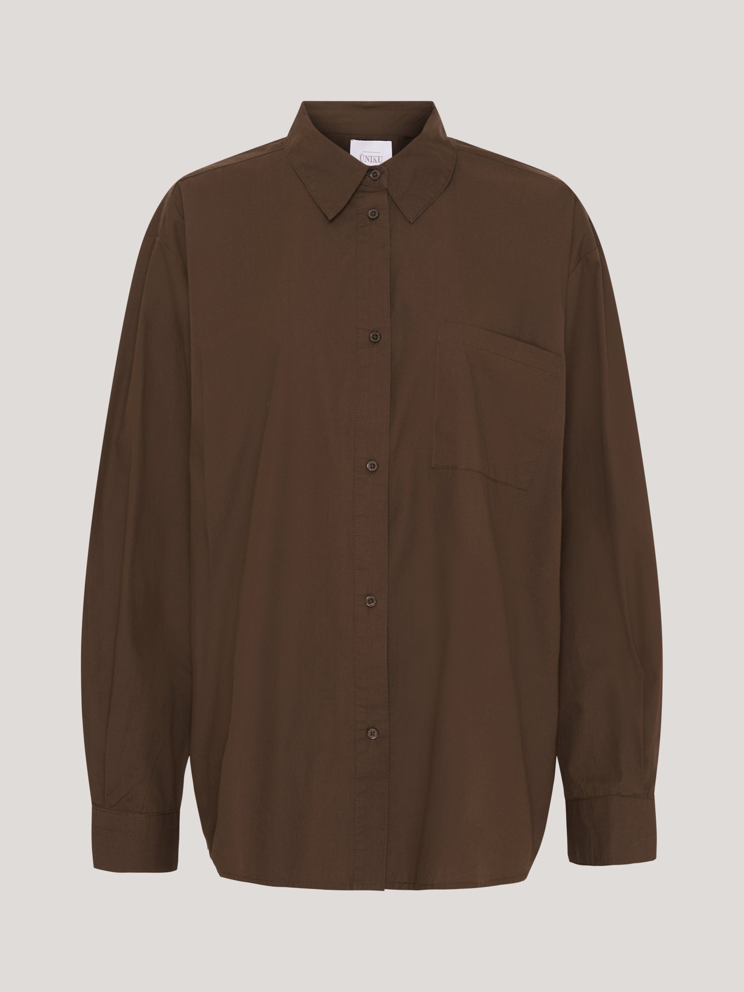 OCEAN POPLIN SHIRT BROWN