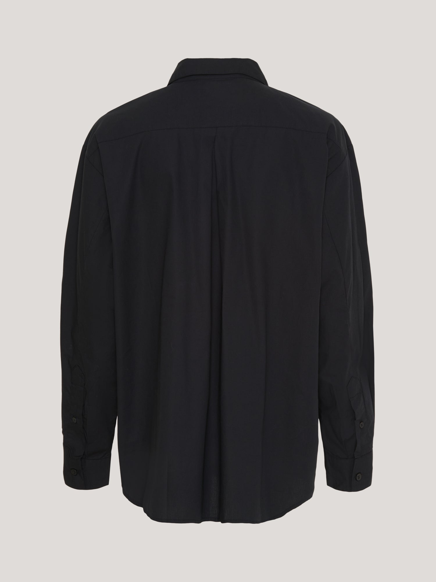 OCEAN POPLIN SHIRT BLACK
