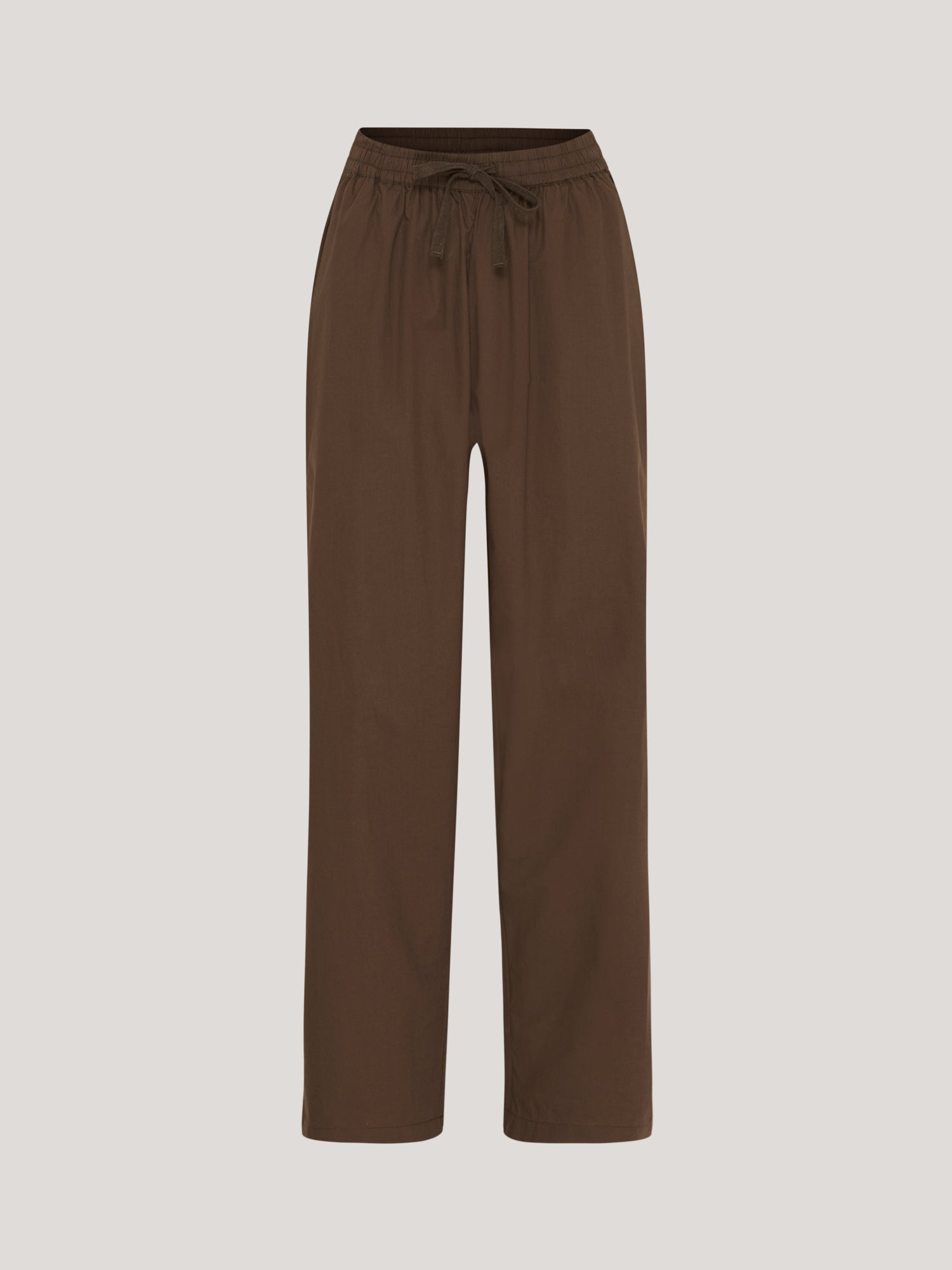 OCEAN POPLIN PANT BROWN
