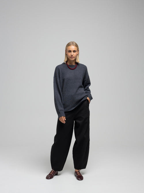 Cardigan Strik 'Frederik' - Army Mel.